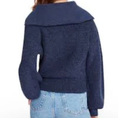 Balenciaga Tejido 100% Lana Suéter Azul Marino Mujer Talla 40 Foto 1 de 4