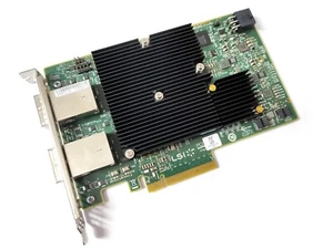 Avago Broadcom LSI 9300-16e SATA / SAS HBA Controller 12Gbps PCIe x8 IT SFF-8644 - Bild 1 von 3