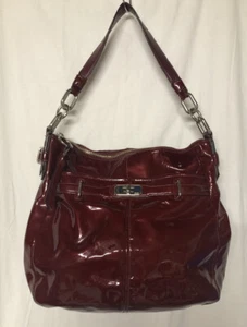 Bolso de Hombro Coach Chelsea Cuero Marrón Patente Ashley Hobo 17861 - Imagen 1 de 11