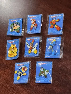 New!  UDON Mega Man 2 Robot Masters Full Pin Set - 8 Boss pins - Rockman Capcom - Image 1 of 4