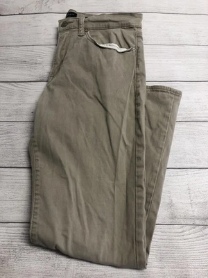 Lucky Brand Jeans Mens 33x30 Khaki Beige 121 Slim Stretch Denim Five Pocket - Image 1 of 4