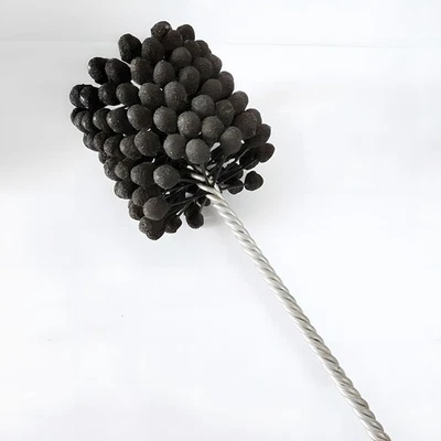 Cepillo de bola de afilar cilindro de motor flexible de 3-3/4" grano 240 carburo de silicio Foto 1 de 4