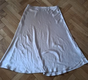 Maxirock, Satin, Viskose, H&M L, 42, 44, Champagner - Farben, neuwertig! - Bild 1 von 4