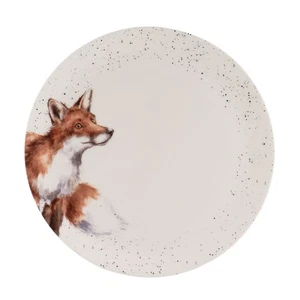 Wrendale Designs Porzellan-Speiseteller Fuchs ca. 26.5cm D - Bild 1 von 5