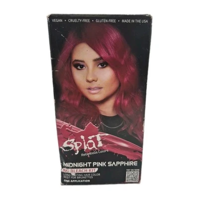 Tinte de cabello semipermanente Splat Rebellious Colors zafiro rosa medianoche  Foto 1 de 2