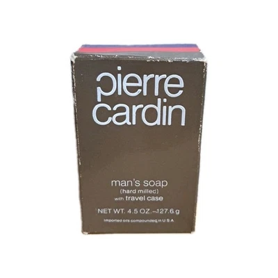 Nuevo en Caja Jabón Pierre Cardin Hombre con Estuche de Viaje 4.5OZ-127.6g Foto 1 de 4