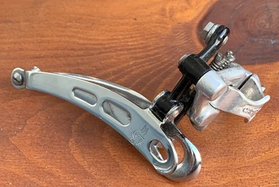 Vintage CAMPAGNOLO Super Record 28.6mm ROAD Front Derailleur L’eroica GC ITALY! - Image 1 of 4