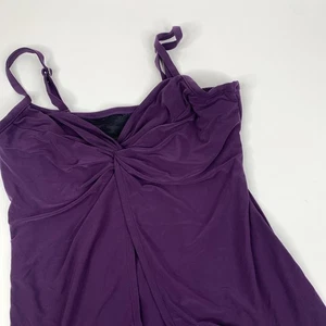Miraclesuit Damen Größe 14 Love Knot Bügel Tankini Oberteil Pflaume Lila - Bild 1 von 14