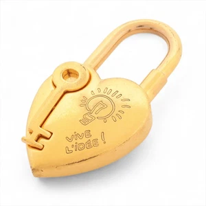 Hermès Cadena lock Lockhart Fantasy 2004 Charm GP Gold - Picture 1 of 3
