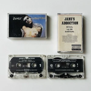 Jane's Addiction Self Titled And Ritual De Lo Habitual Cassette Tape Lot - Picture 1 of 24