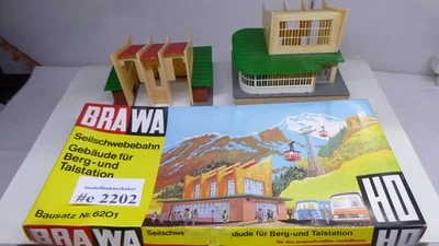 BRAWA 6201 H0 Gebäude für Seilschwebebahn, gebaut, sehr gut, OVP -#2202 - Bild 1 von 4