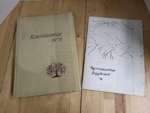 1978 Reminiscentiae, Norwalk High School, Connecticut Yearbook,prom,Supplement  - Imagen 1 de 24