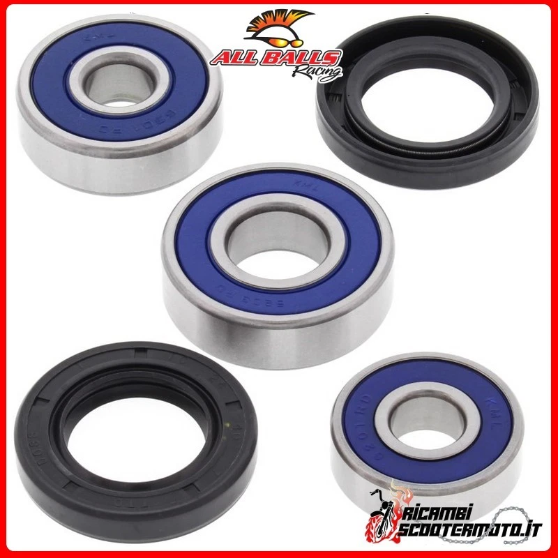 KIT CUSCINETTI RUOTA ANTERIORE ALL BALLS SUZUKI TM 75 1976 25-1176#37 Foto 1 de 1