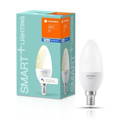 Ledvance LED Smart+ Kerze 5W = 40W E14 matt 470lm warmweiß Dimmbar App Bluetooth - Bild 1 von 4