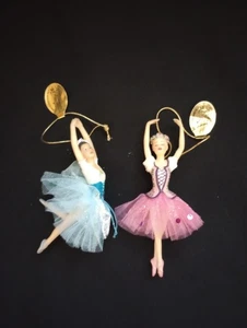 2er Set Ashton Drake Ornamente Vive Le Ballet Coppelia & Giselle - Bild 1 von 5
