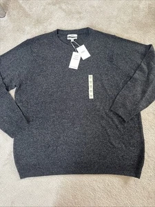 Marks and Spencer Men’s Extra Fine Lambswool Crew Neck Jumper Size 3XL Long - Picture 1 of 8
