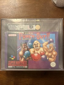 Super Punch Out SNES Video Game PAL Graded VGA 95
