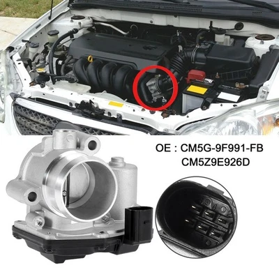 Cuerpo de acelerador electrónico CM5G-9F991-FB CM5Z9E926D para Ford Fiesta 2014-2017 Foto 1 de 4