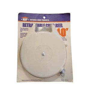 Línea de carrete de cable retráctil NHP National Home Products 40 pies resistente EE. UU. #CL-40 - Imagen 1 de 5