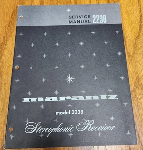 Manual de servicio del receptor Marantz 2238 - Original - Imagen 1 de 2