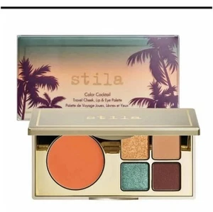 Stila Color Cocktail Travel Cheek, Lip & Eye Palette (TEQUILA SUNRISE) NEW - Picture 1 of 2