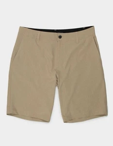 Volcom Shorts Mens 38 Size Khaki Kerosene Hybrid 4-Way Stretch Skater NEW - Picture 1 of 5