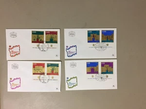 Four israel architecture fdc-two sets - Picture 1 of 1