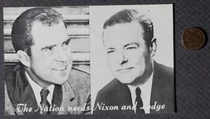 1960 Oregon Dick Nixon per il presidente Henry Cabot Lodge VP cartolina comitato - - Foto 1 di 1