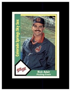 1990 Colorado Springs Sky Sox CMC #19 RICK ADAIR