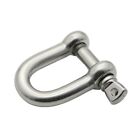 Reliable Stainless Steel Bow Dee D Shackle for Marine Rigging 5mm to 10mm