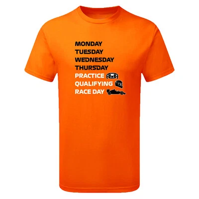 Practice Qualifying Race Day Racing Unofficial F Mens Womens Tshirt Motorsport 1 - Image 1 of 2