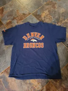 Denver Broncos T Shirt Distressed - Picture 1 of 5