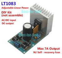 LT1083 7A AC-DC Converter 3.3v 5v 12v Adjustable Linear Regulator Power Supply