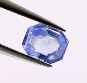Piedra preciosa suelta octágono azul cielo natural brillante 0,96 quilates - Imagen 1 de 8