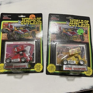 Lotto 2 Racing Champions World Of Outlaws Sprint #22 Jac Haudenschild scala 1/64 - Foto 1 di 8