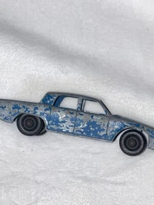 Vintage Hubley 1961 Lincoln Sedan #401 Blue Metal Toy Car - Picture 1 of 8