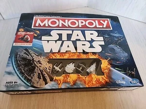 Star Wars ©2015 Hasbro Monopoly Open and Play Game Unsealed New - Picture 1 of 8