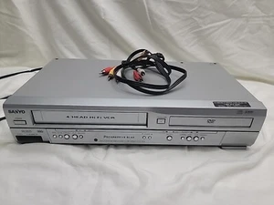 Sanyo DVW-7200 VHS/DVD Recorder Combo 4Head VCR No Remote w/ AV Cable Tested - Picture 1 of 9