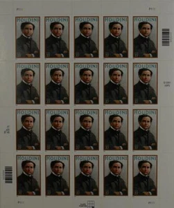 US SCOTT 3651 SHEET OF 20 HOUDINI STAMPS 37 CENTS FACE MNH - Picture 1 of 1