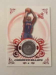 CHAUNCEY BILLUPS 2006-07 TOPPS BIG GAME BASKETBALL RED /129 PISTONS #8