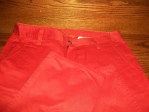 DOCKERS ALPHA KHAKI Gorgeous Orange Men's 5 Pockets Pants Sz 31X32 Alpha Slim - Picture 1 of 5