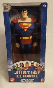 Superman Justice League DC Mattel 2003 Action Figure NIB 10" - Picture 1 of 4