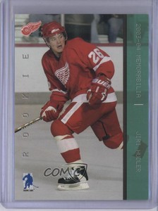 2003-04 ITG Be A Player Memorabilia Emerald /10 Jiri Hudler #195 Rookie RC