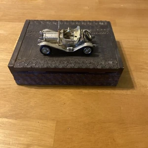 1911 MAXWELL ROADSTER Y-14  Matchbox Yesteryear Giftware Wood Playing Cards Box - Picture 1 of 10