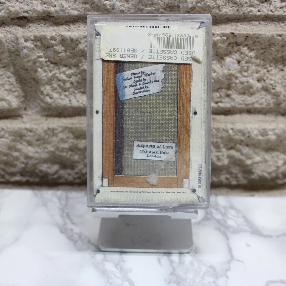 Andrew Lloyd Webber Aspects of Love London Cast Cassette Tape Side 3 & 4 Foto 1 de 3