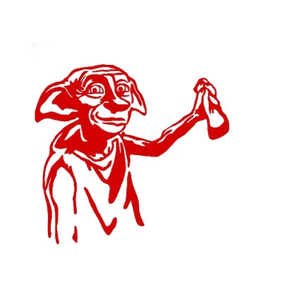 Dobby Vinyl Decal Sticker for Macbook Air Pro Laptop Car Window Bumper Auto - Image 1 of 4