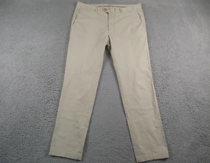 Ralph Lauren Purple Label Pants Mens Size 36 Biege Cotton Trousers - Picture 1 of 15
