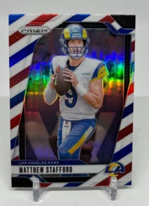 2024 Panini Prizm Matthew Stafford #166 Red White & Blue Prizm - Picture 1 of 2