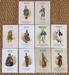 Literary, Charles Dickens, set of 10,Characters from Dickens, KYD,FAGIN (Set B) - Picture 1 of 3