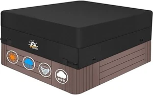 Zettum Hot Tub Cover - 600D Spa Cover Protector Waterproof Heavy Duty, Outdoor - Picture 1 of 4